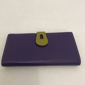 RFID Purple and Green Women's Wallet